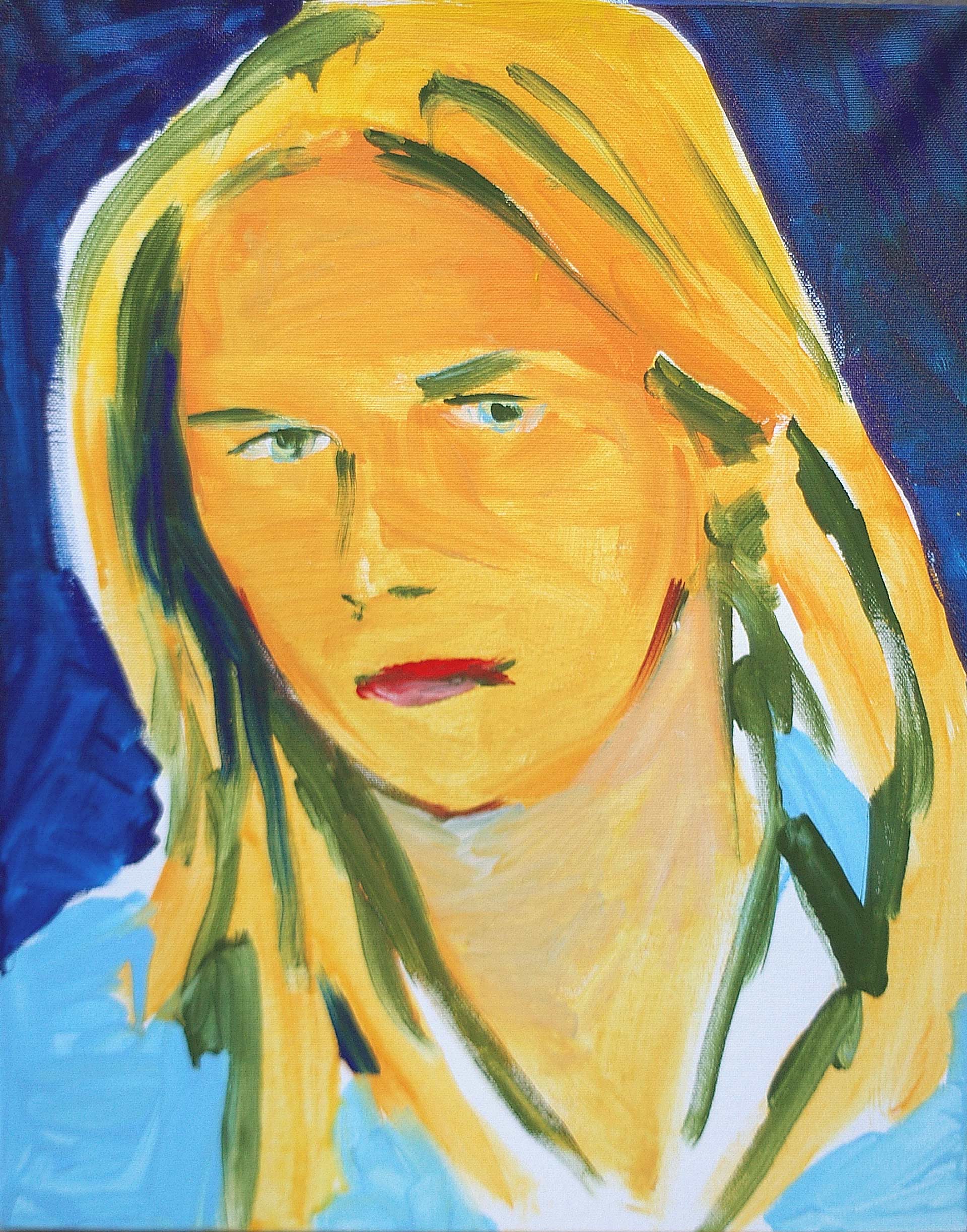 UP0903 2009, acrylic on canvas, 50 x 40 cm.