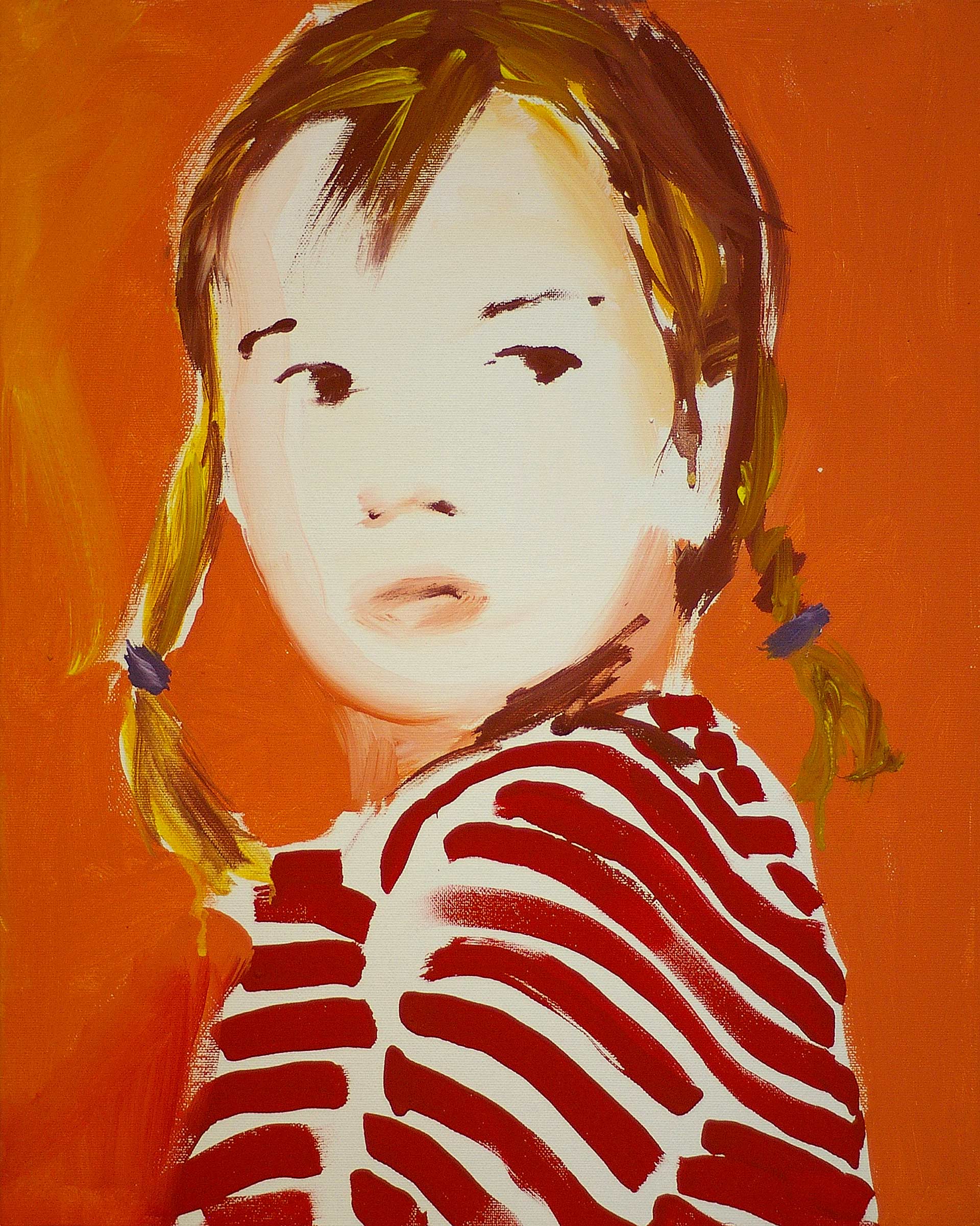 UP1111 2011, acrylic on canvas, cm. 50 x 40.